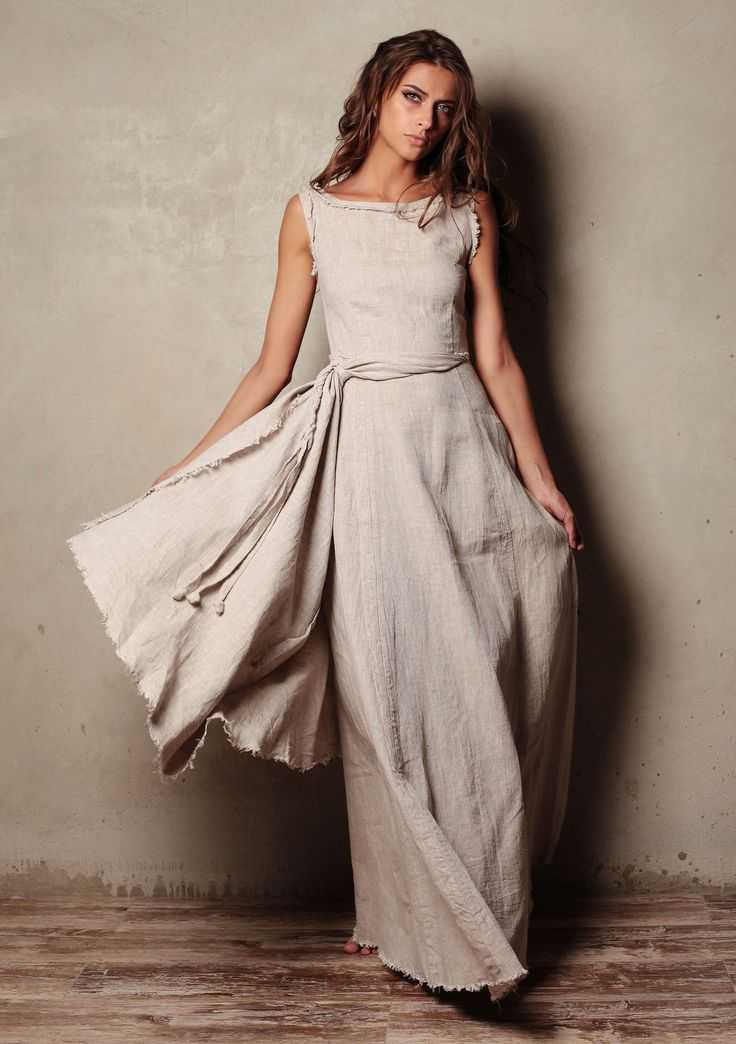 Льняное платье: 100+ нежных образов, фасонов, моделей, новинок