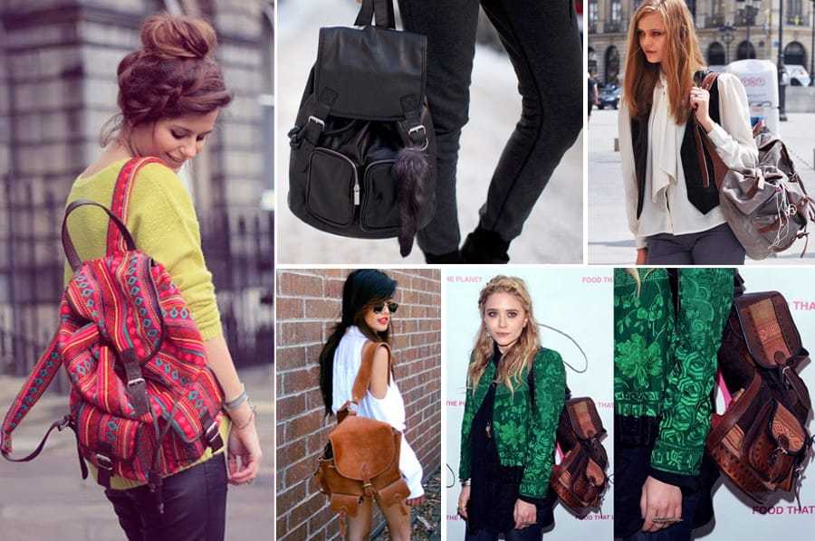 Модные рюкзаки, актуальные материалы и цветовые решения