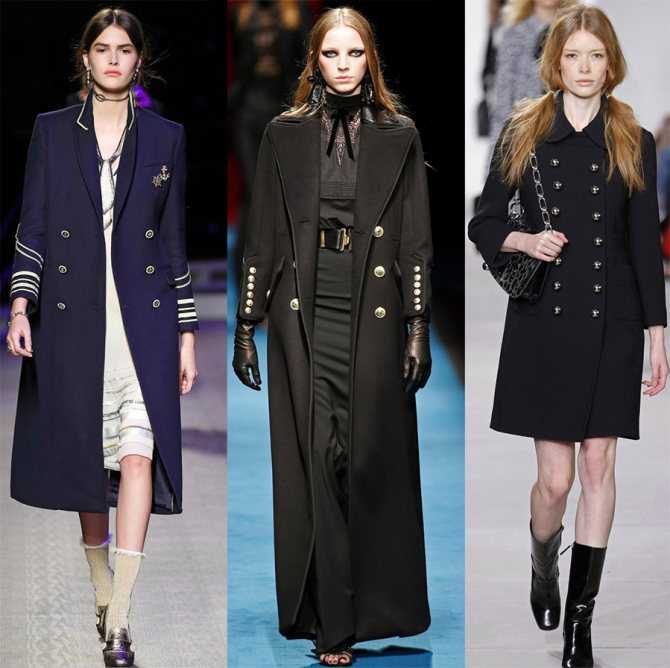 Зимнее пальто с меховым воротником — модные фасоны и модели