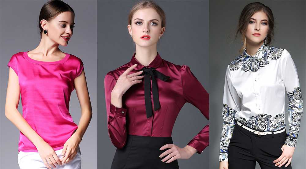 Шелковые кофточки. женские шелковые блузки: от деловых до романтичных фасонов.