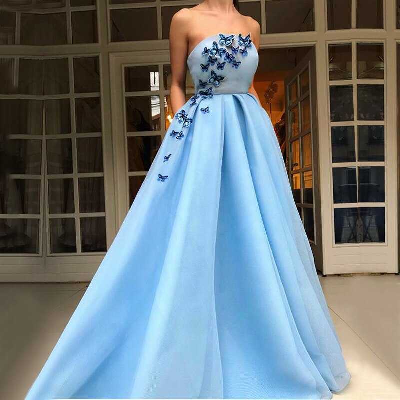 [50 фото] шикарное голубое платье — с чем носить в 2019?