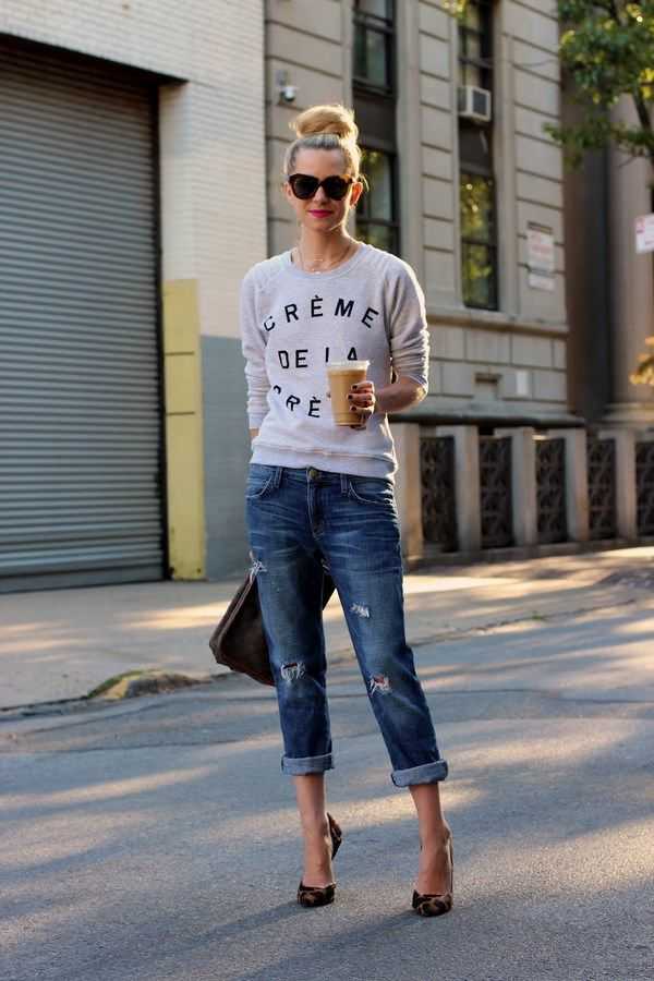 Женские джинсы-бойфренды 2021-2022: с чем носить, чтобы выглядеть стильно?