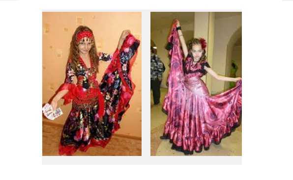 Как пошить цыганский костюм простым способом. как сшить цыганскую юбку для танцев: мастер-класс