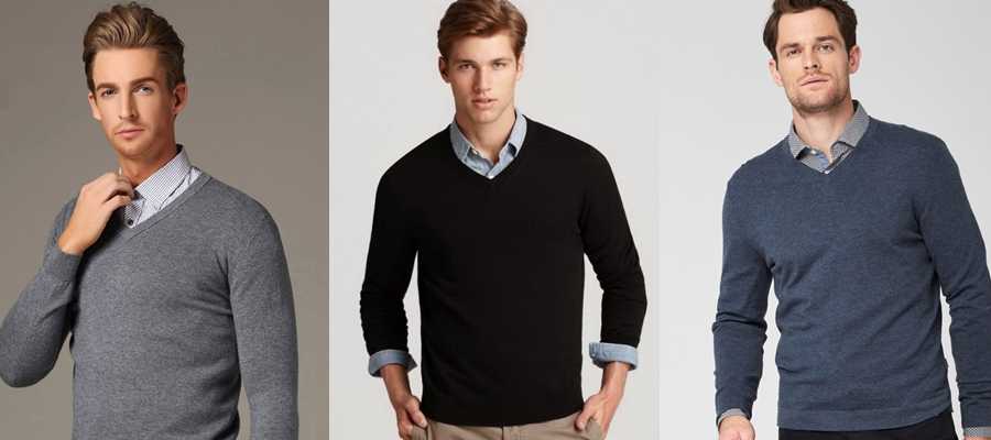 Рубашка под свитер: правила выбора и сочетания — forlove