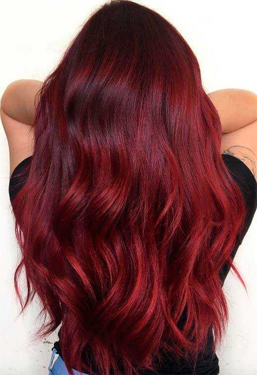Как придать красками красный оттенок волосам?