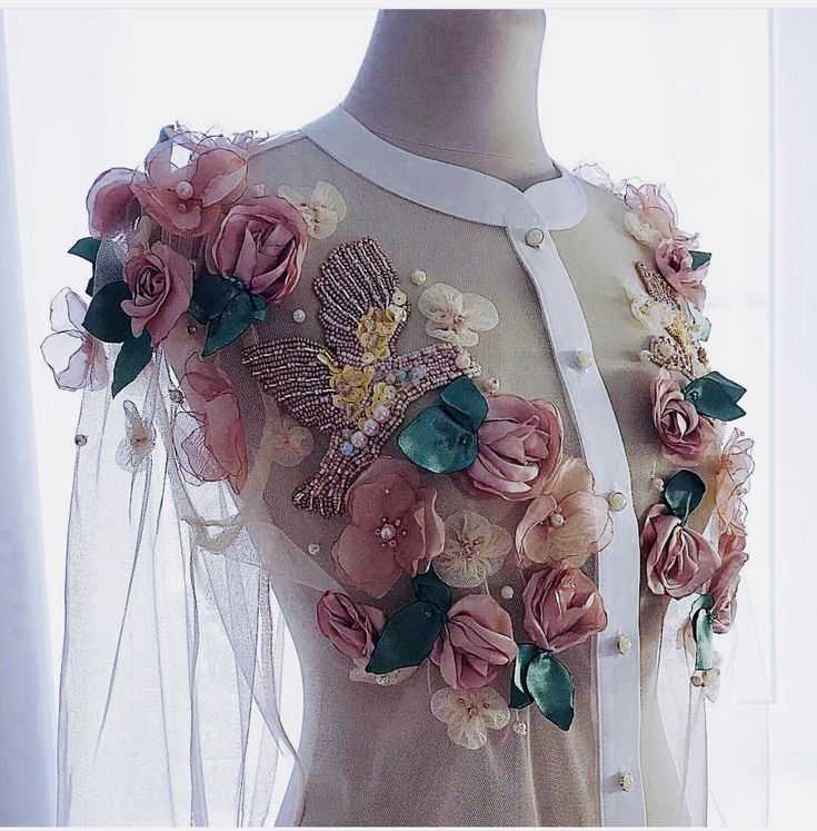 Как украсить платье своими руками: цветы, вышивка, бант, кружево