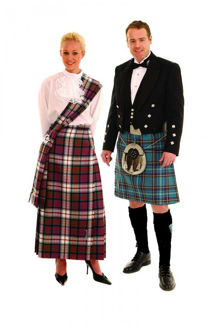 Особенности национального шотландского костюма Какие ткани и аксессуары помогают воссоздать образ настоящего шотландца в мужском и женском исполнении
