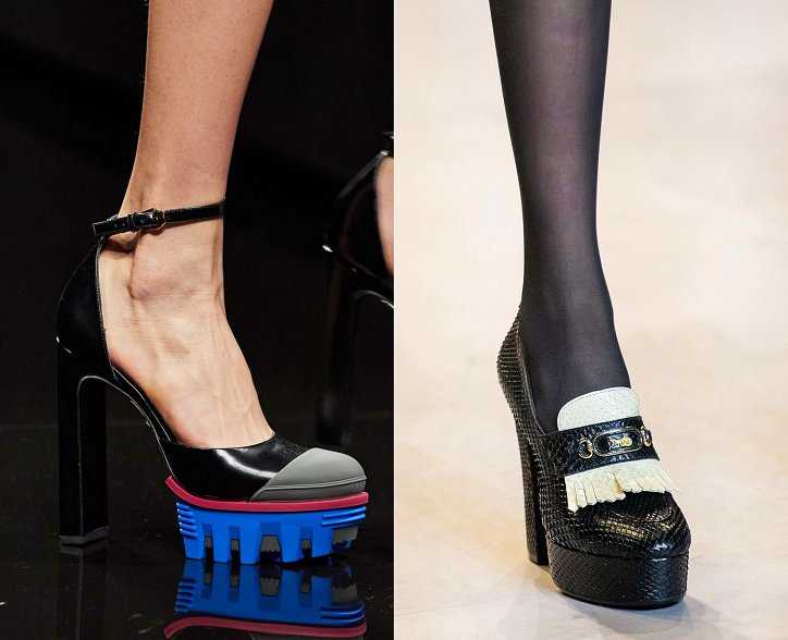 Черные туфли, причины популярности, типы каблука, материалы, дизайн