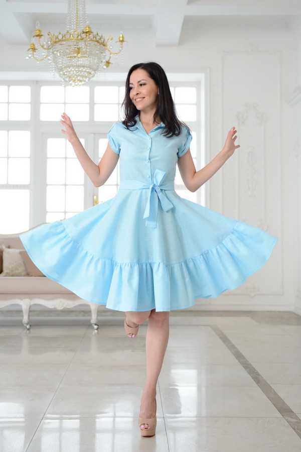 С чем носить шикарное голубое платье? (50 фото) — длинные и короткие модели