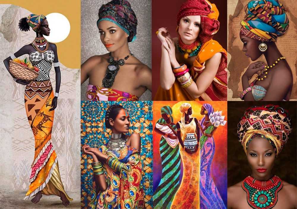 Африканский стиль в одежде — яркая энергия цвета
