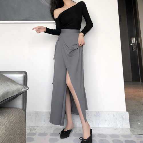 Длинная юбка с разрезом: как выбрать модель, советы стилистов