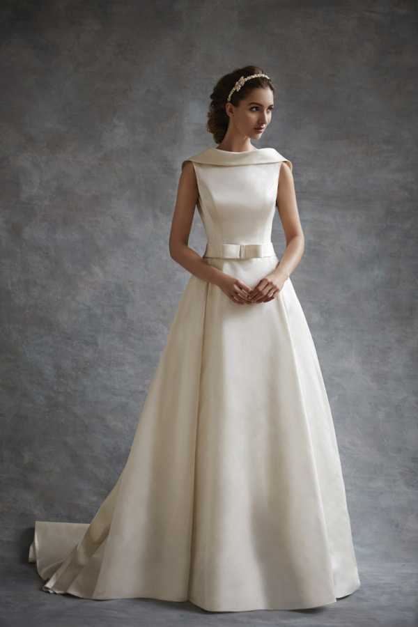 Скромное свадебное платье для регистрации, фото