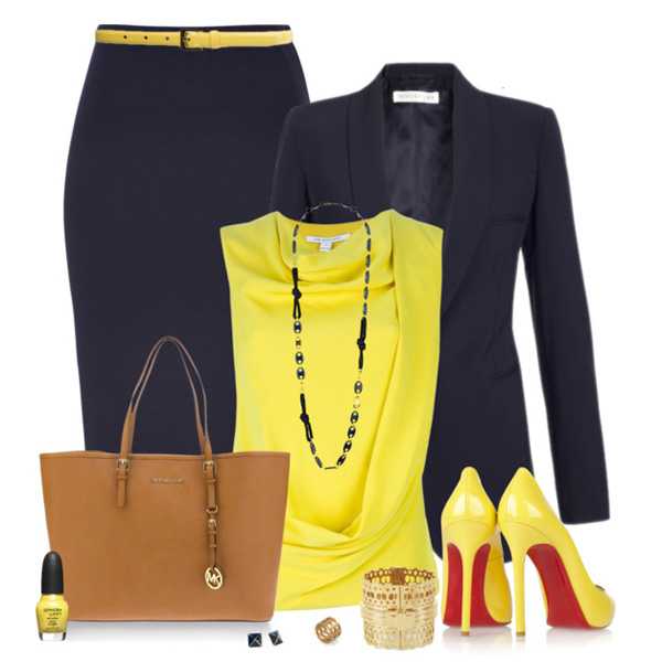 Желтый цвет в одежде – яркие и стильные сочетания!