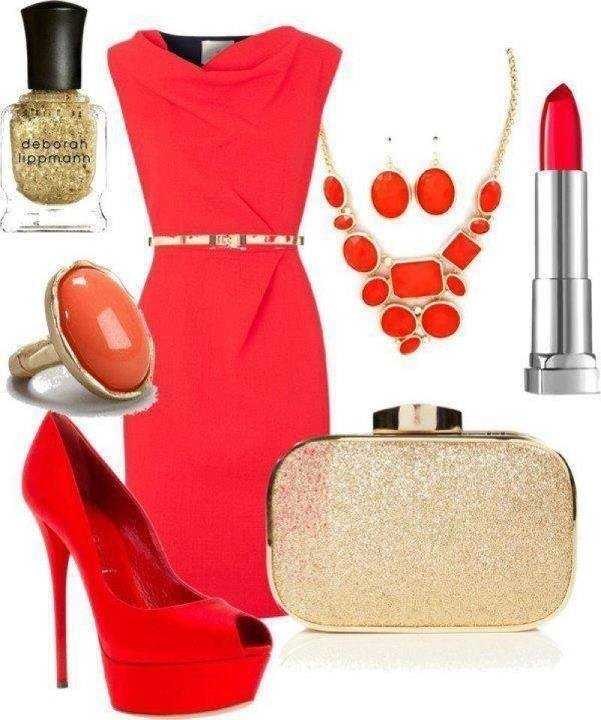 Девушка в красном — это опасно: можно ли надеть красные туфли с красным платьем?