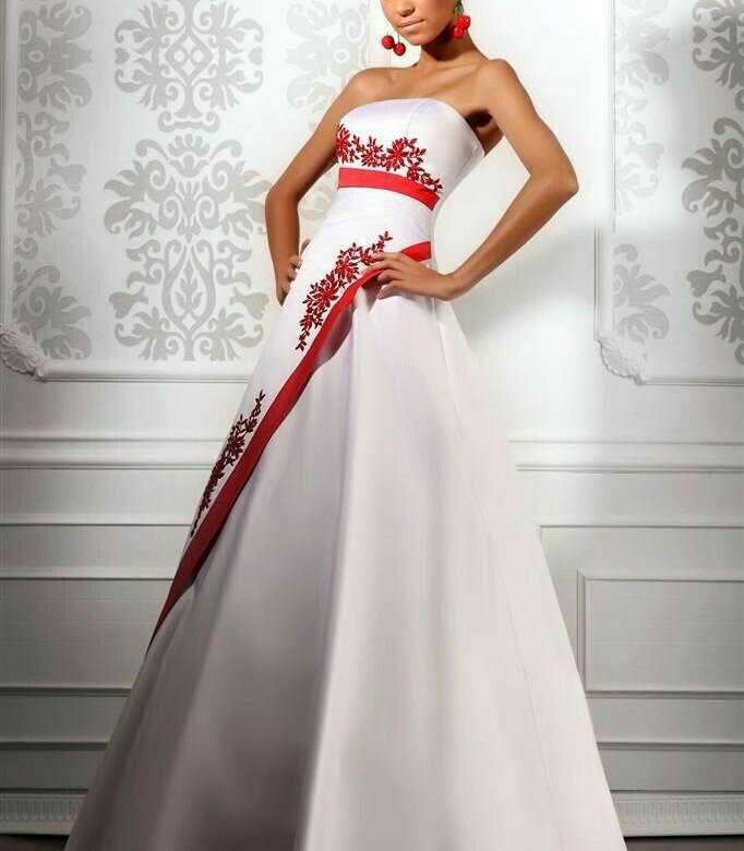Красное свадебное платье: 70+ идеально ярких и бесподобных образов