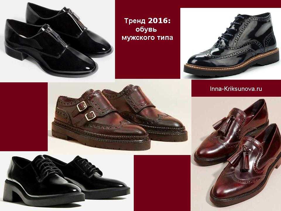 Полная классификации видов мужской обуви по моделям и сезонам