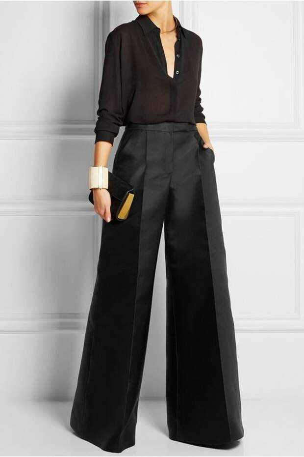 Женские брюки с высокой талией (71 фото): классические, укороченные, на резинке, широкие