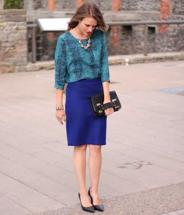 С чем носить голубую юбку? как создать свой неповторимый стиль?