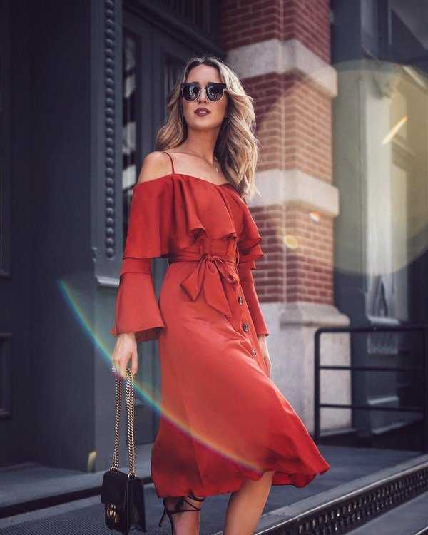 Красное платье: 100+ фото модных трендов, новинок, сочетаний