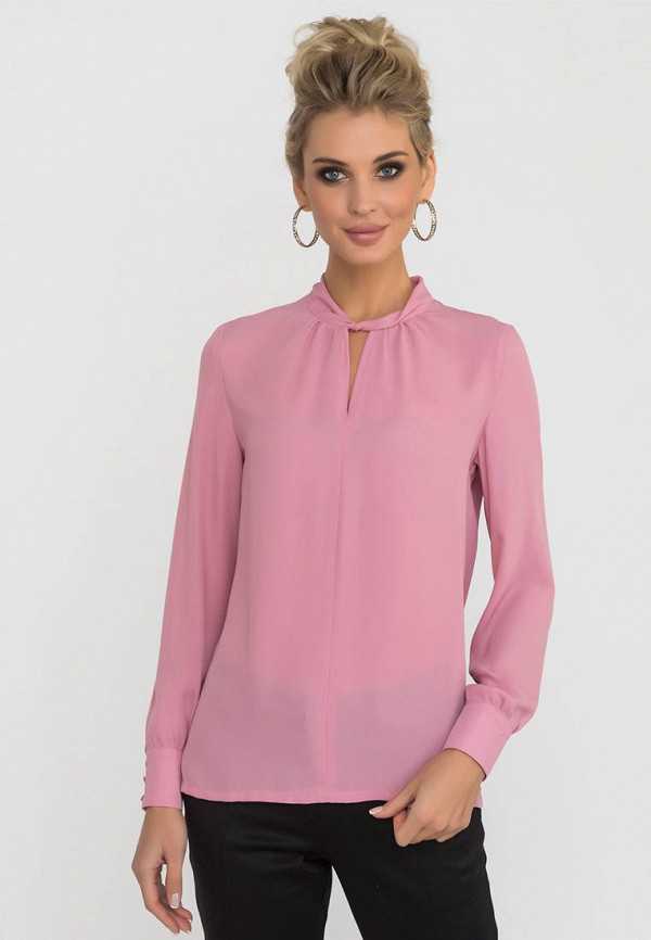 Розовая блузка – женственный элемент гардероба