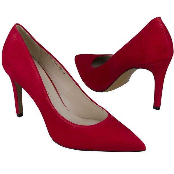 Красные замшевые туфли – преобразят самый обыденный образ. красные женские туфли
