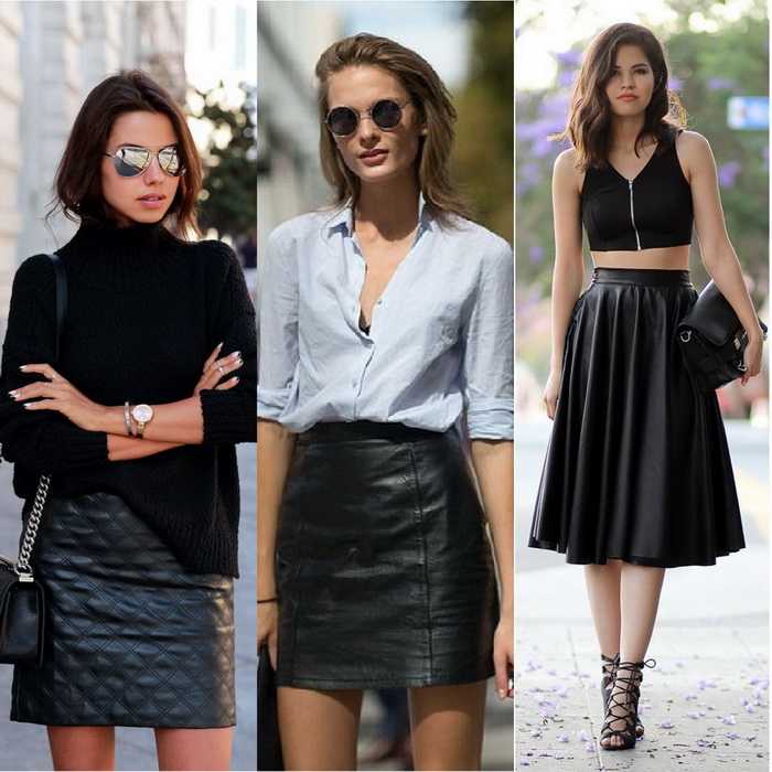Черная юбка: 20 стильных идей и 4 совета | trendy-u