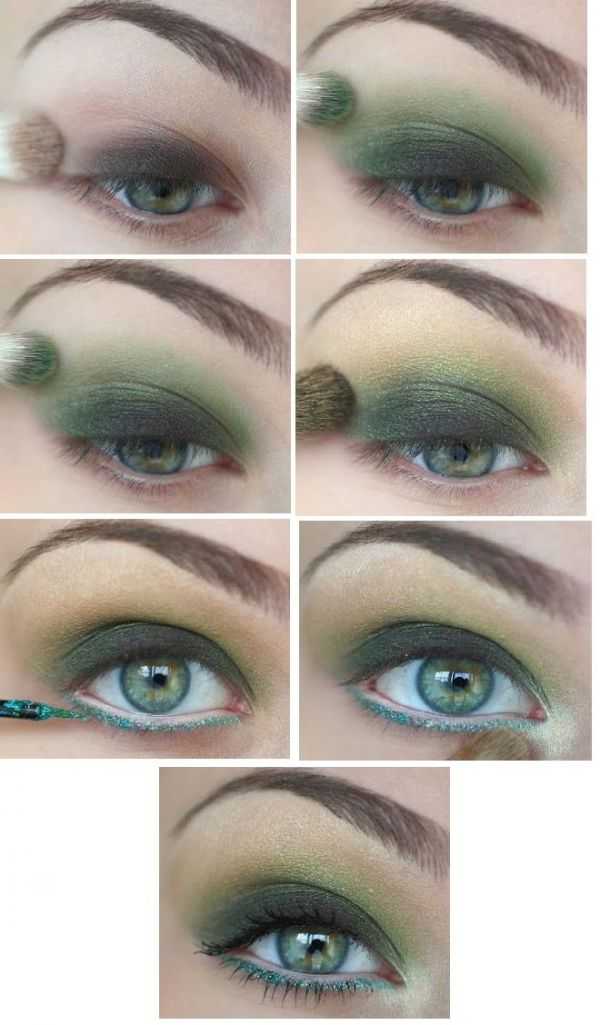 Красивый макияж для зеленых глаз