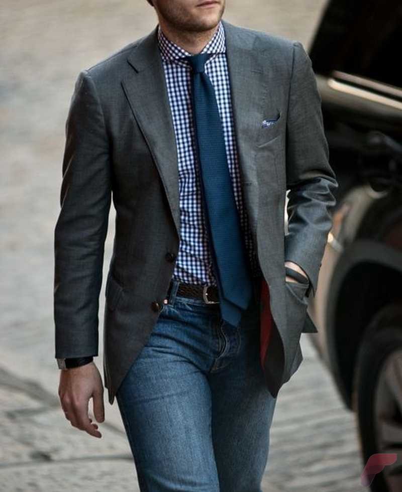 Sports Coat And Jeans Combination