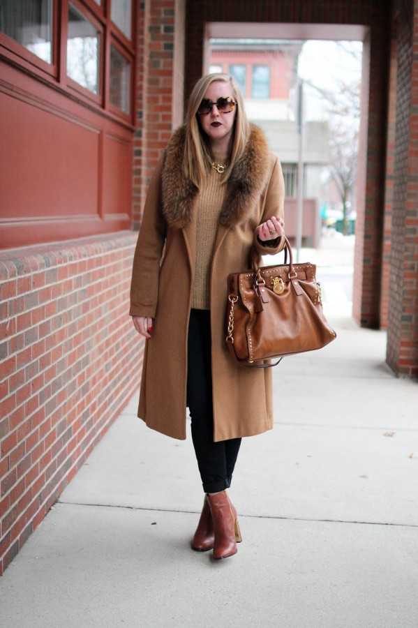 Бежевое пальто - женское, с чем носить короткое или длинное пальто, фото луков и образов