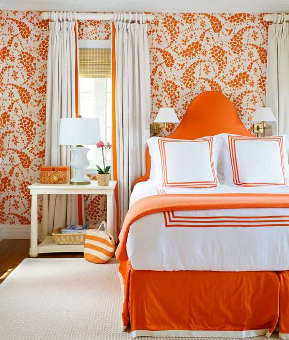 Всплески бодрящего оранжевого цвета для стильных интерьеров – динамично, стильно и оригинально