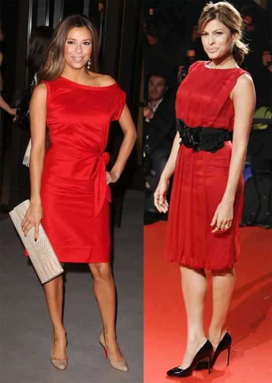 Красное платье в пол для смелых девушек