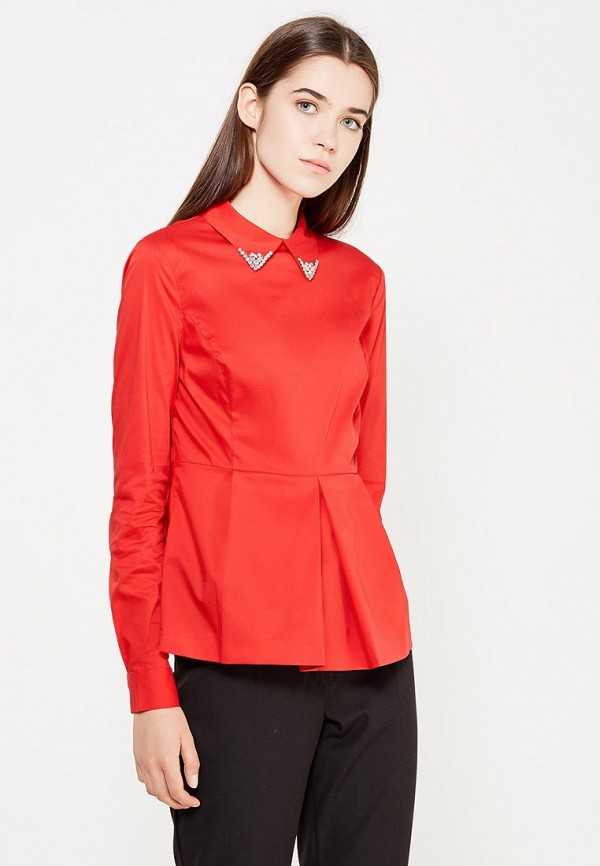 Что одеть с красной блузкой