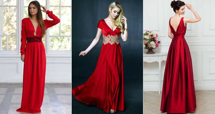 Красное платье с открытой спиной (83 фото): в пол, с разрезом, короткое, кружевные или шелковые модели