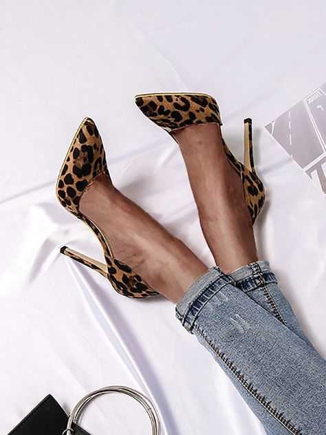 Эффектные образы с леопардовыми туфлями, правила сочетания обуви