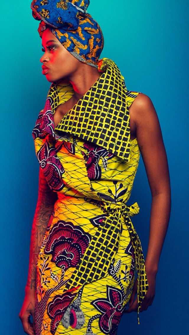Африканский стиль в одежде — яркая энергия цвета.