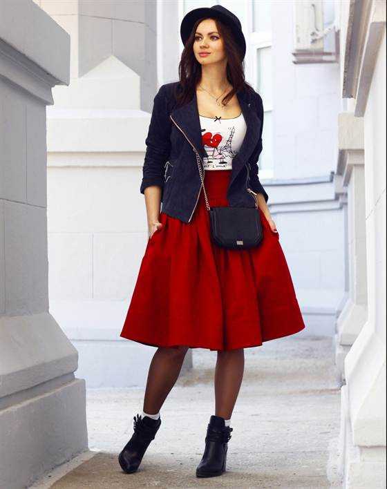 Платье черное с красным: фасоны, с чем носить :: syl.ru