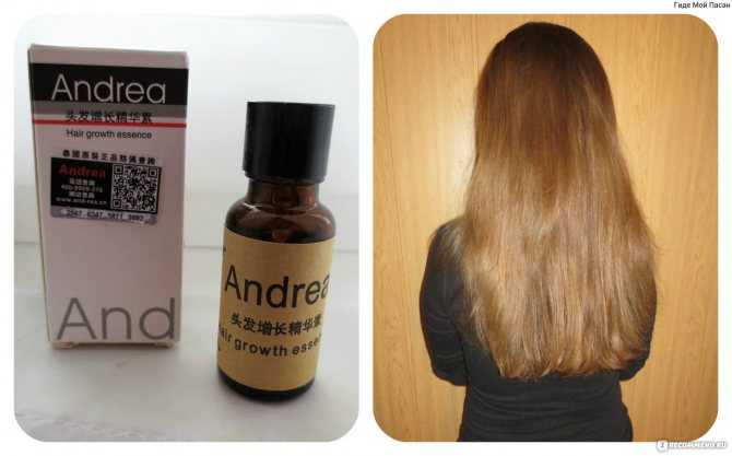 Andrea для роста волос помогает сделать локоны более сильными, увеличить их длину и уменьшить выпадение В составе средства только натуральные компоненты