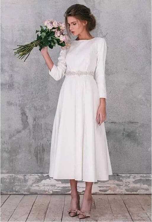 ᐉ "скромное свадебное платье – один из лучших вариантов для невесты[