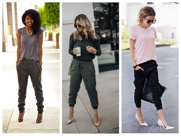 Женские брюки-джоггеры: с чем носить