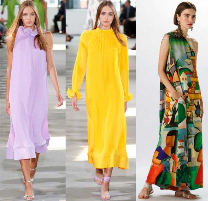Платья свободного кроя: 100+ вариантов модного дизайна на фото