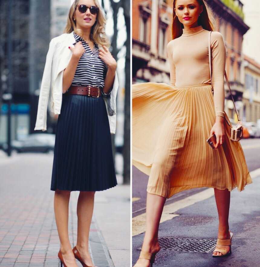 С чем носить плиссированную юбку – 111 фото модных образов. brandshops.ru