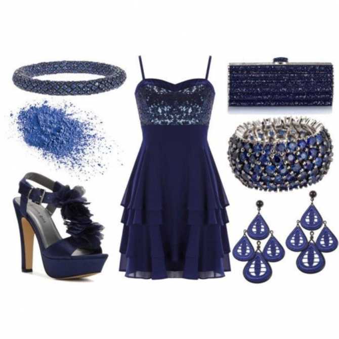 Синее платье, рекомендации по выбору в зависимости от цветотипа