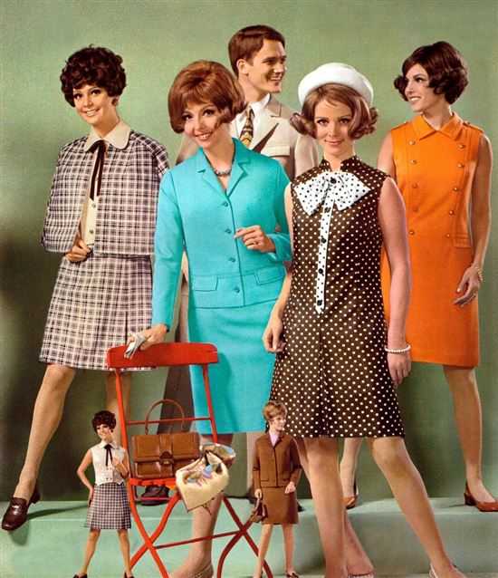 Советские платья 60-80-х годов: модели и выкройки