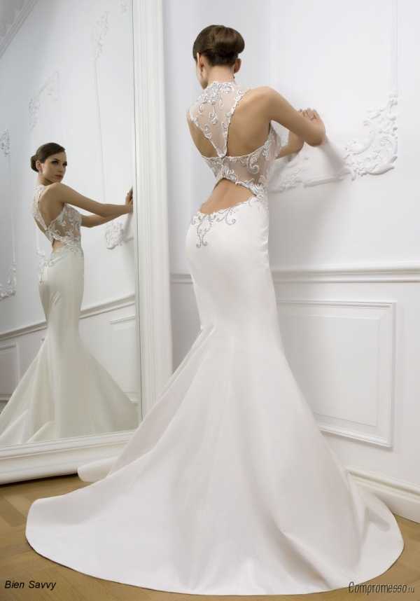 Свадебное платье с открытой спиной — романтичный и чувственный образ