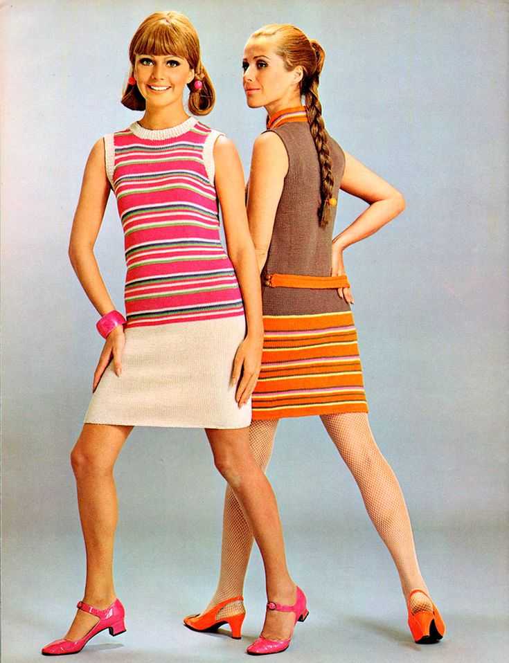 Модные женские платья 60-х годов