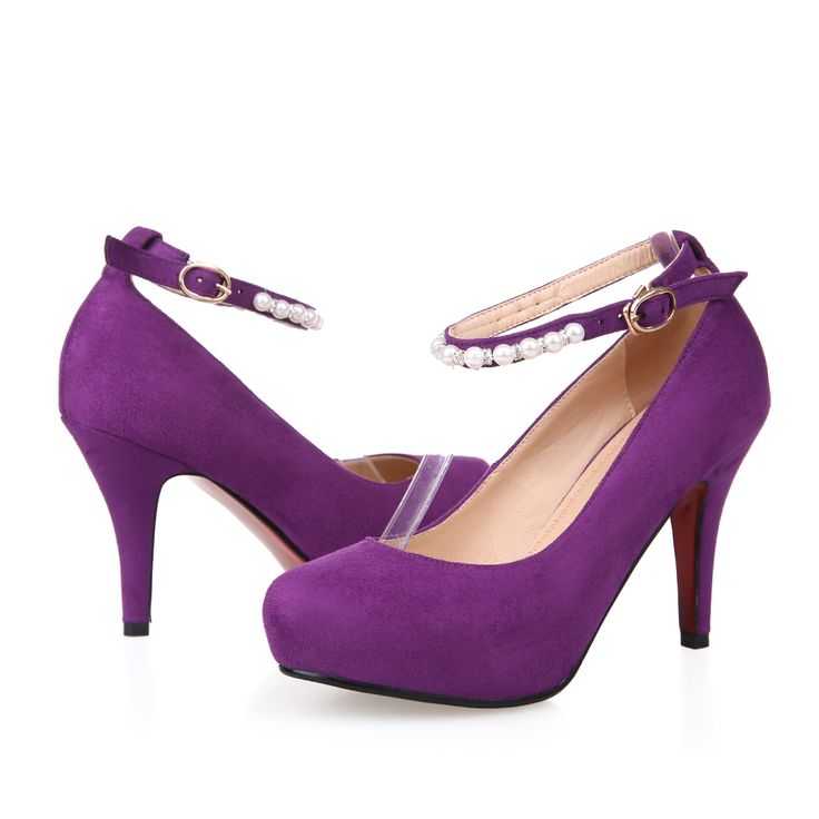 С чем носить фиолетовые туфли (более 40 модных образов) – каблучок.ру