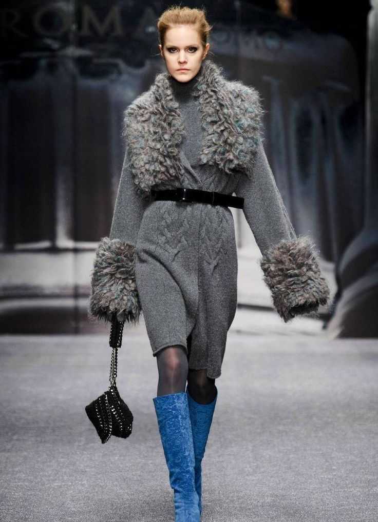 Женское меховое пальто (50+ фото) — что в тренде, с чем и как носить