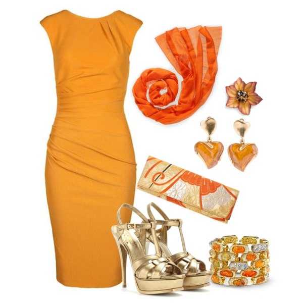 Оранжевый цвет с чем сочетается в одежде для женщин