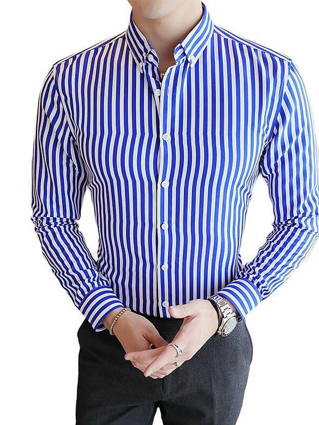 Мужская рубашка в полоску, особенности Преимущества модели, как правильно сочетать ее с галстуком и костюмом Особенности выбора мужской рубашки в полоску Из какой ткани выбрать рубашку