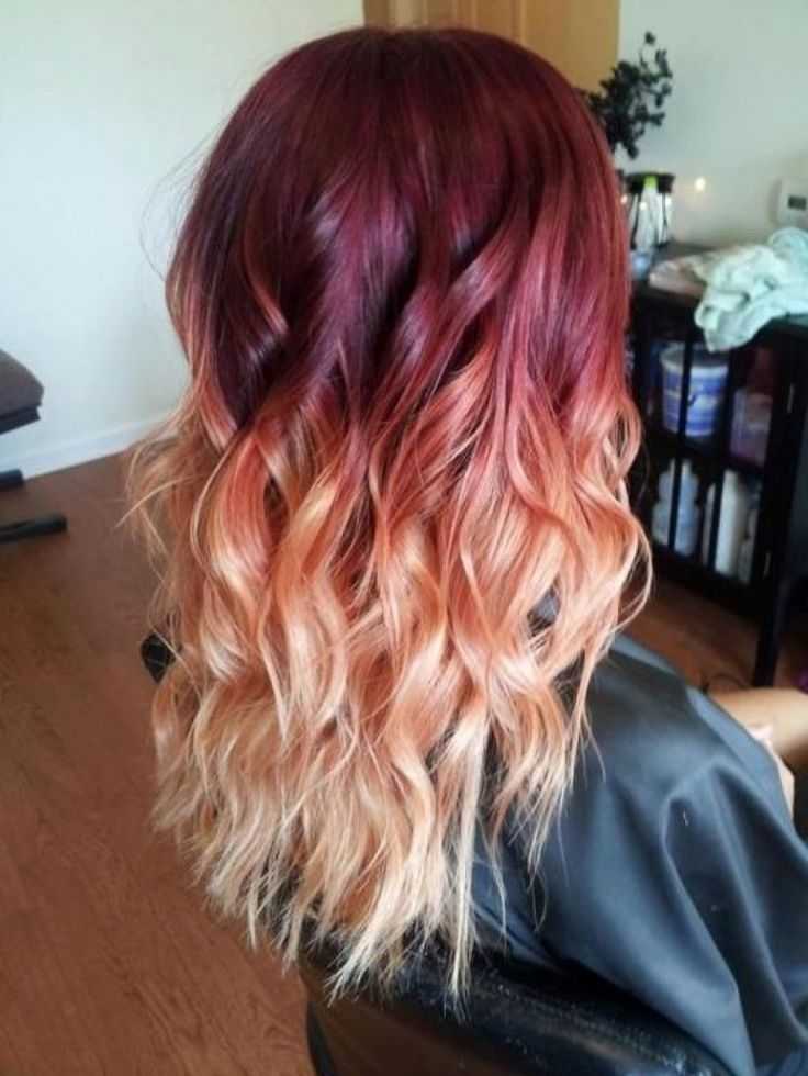 Рыжее омбре на русые волосы: преимущества и недостатки, правила выбора цвета оттенка, техника окрашивания, особенности ухода